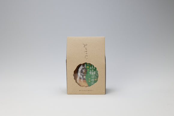 【井之廣製菓 】ちょこっと山椒入り味噌煎餅